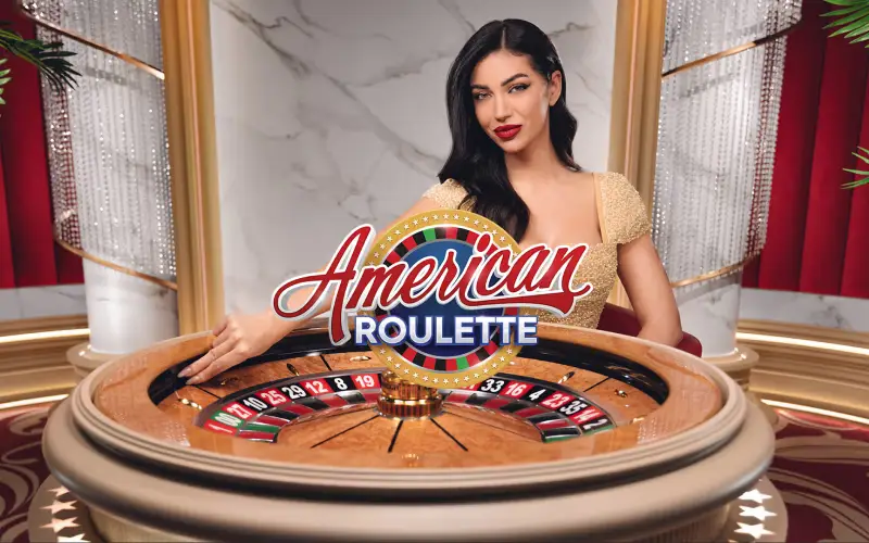 Juego de ruleta americana American Roulette con doble cero de Pragmatic Play en 1win.