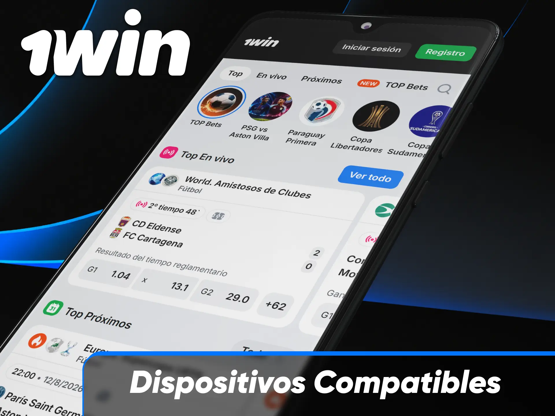 Lista de dispositivos Android compatibles con la aplicación móvil de 1win Paraguay.