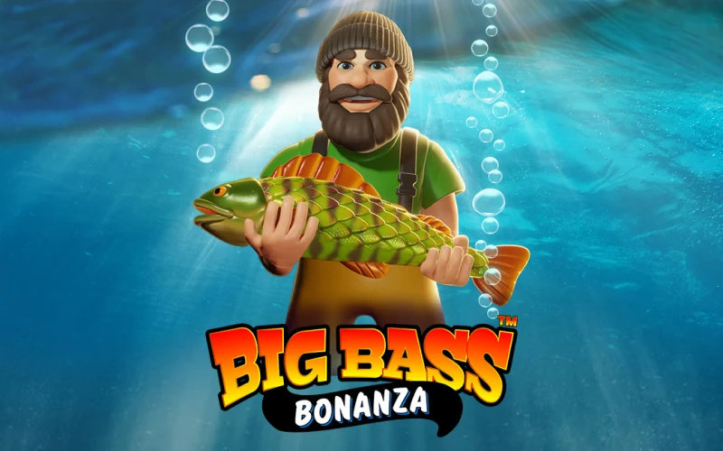 Juego de tragamonedas de pesca Big Bass Bonanza en 1win Paraguay.
