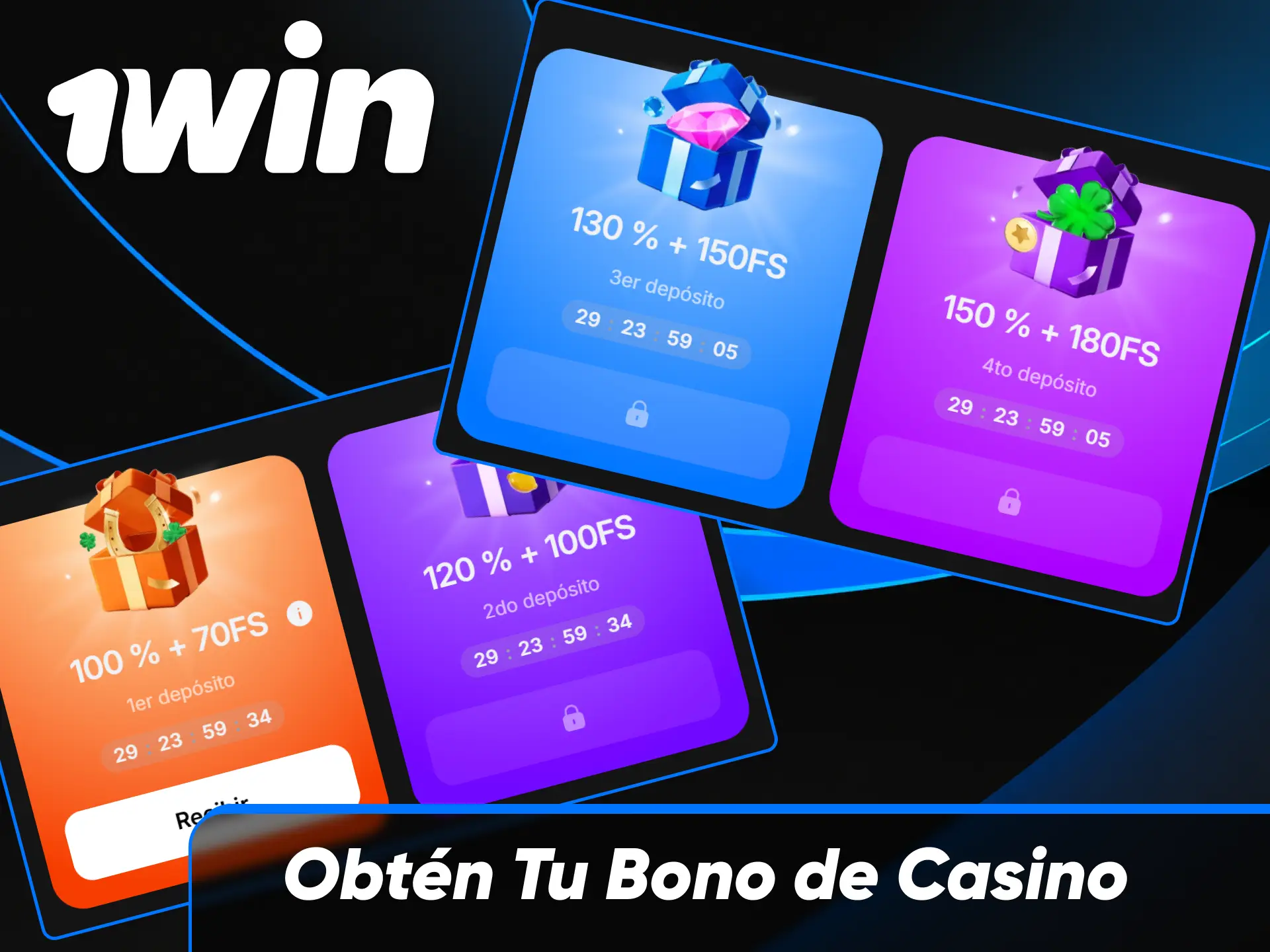 Oferta de bono de casino y promociones para jugar blackjack en 1win Paraguay.