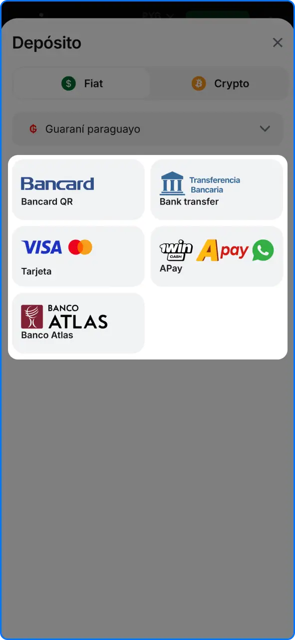 Opciones y métodos de pago para recargar dinero por primera vez en 1win Paraguay.