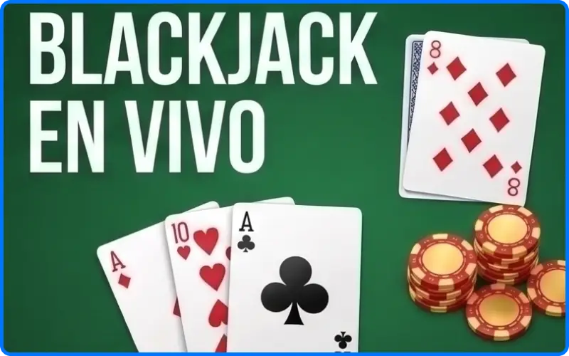 Mesas interactivas de blackjack en vivo en el casino online 1win Paraguay.
