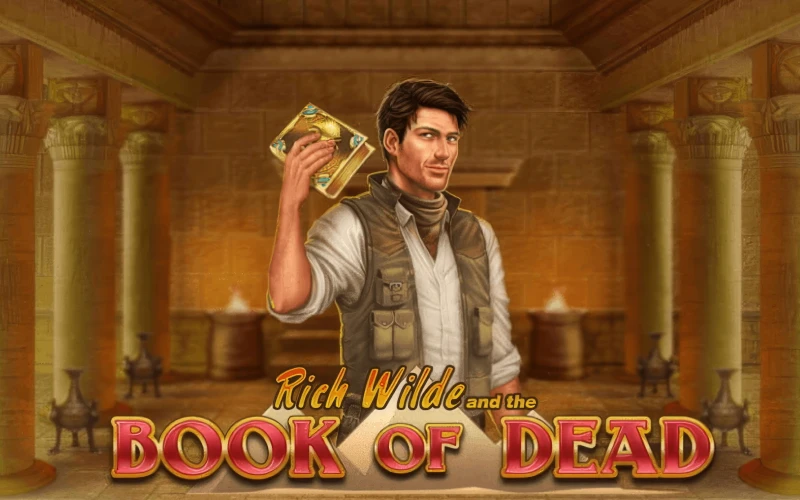 Juego de tragamonedas clásico Book of Dead de Play'n GO en 1win Paraguay.