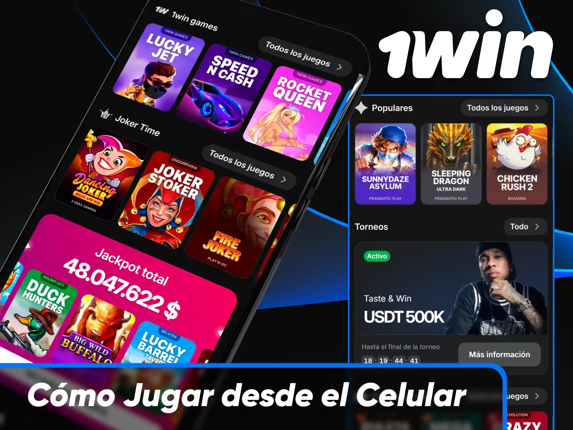 Guía para acceder y jugar en las mesas del casino en vivo de 1win Paraguay desde dispositivos móviles.