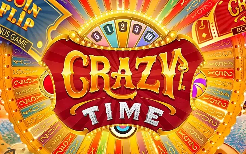 Game show en vivo Crazy Time de Evolution Gaming en 1win Paraguay.