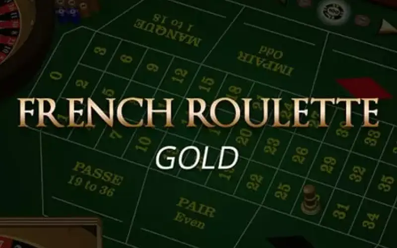 Ruleta francesa French Roulette Gold con reglas especiales de Microgaming en 1win Paraguay.