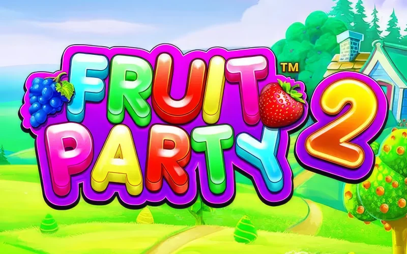 Juego de tragamonedas frutal Fruit Party 2 en el casino 1win Paraguay.