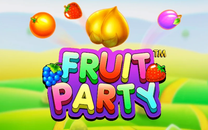 Juego de tragamonedas frutal Fruit Party disponible en el casino 1win Paraguay.