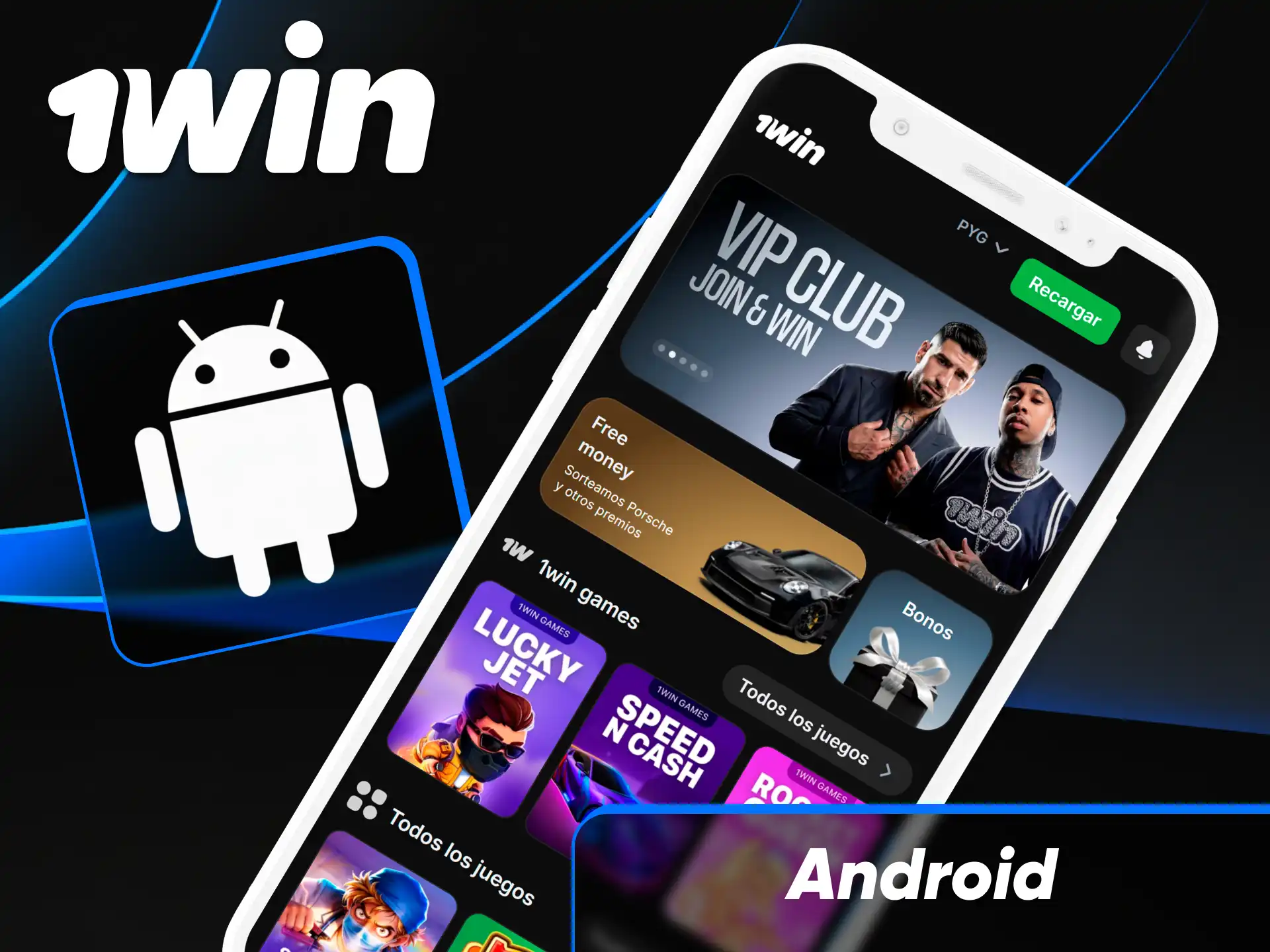Descarga e instalación del archivo APK de la app de 1win para dispositivos Android.