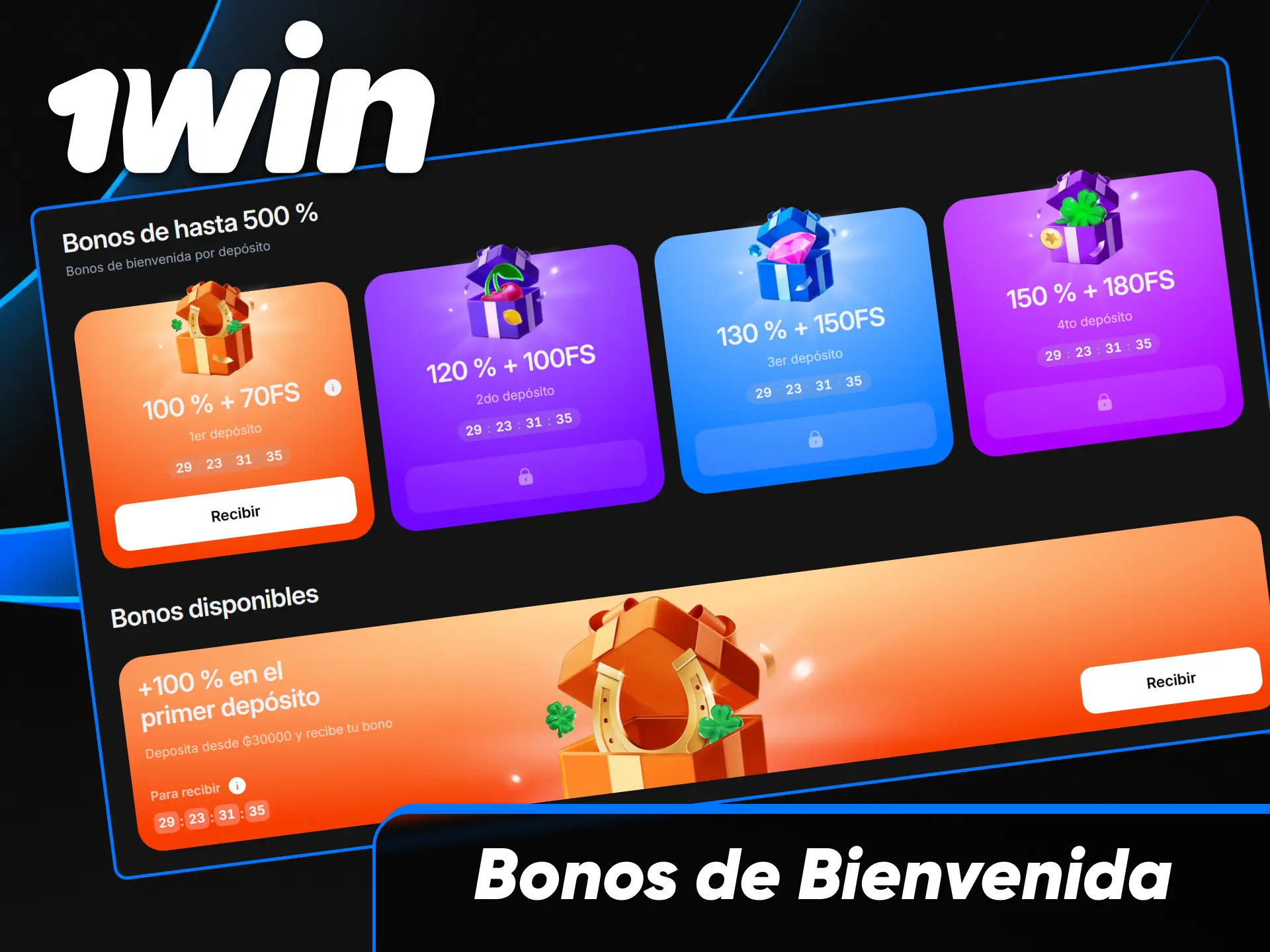 Conoce los bonos de bienvenida y promociones disponibles para nuevos jugadores en 1win Paraguay.