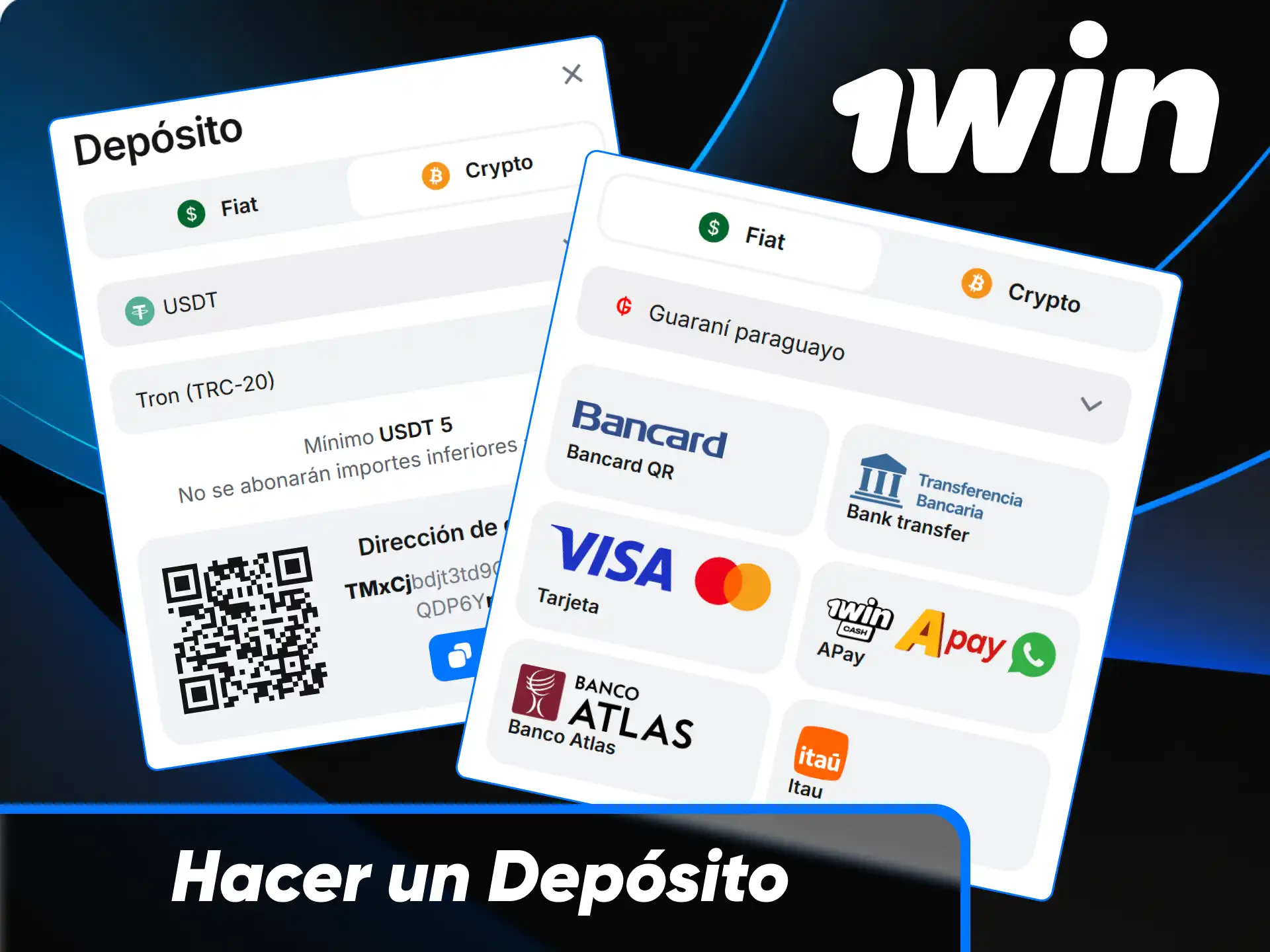 Paso a paso sobre cómo ingresar fondos en tu cuenta de 1win Paraguay.