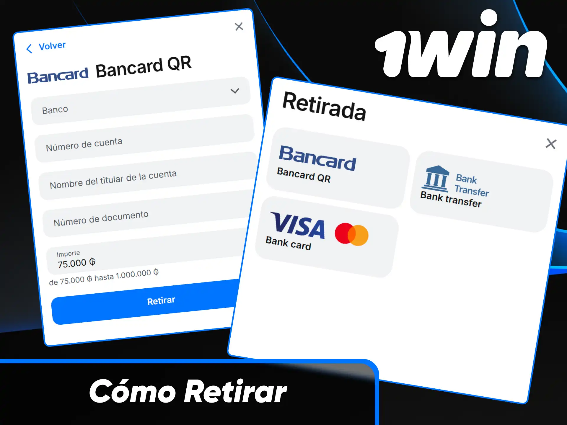 Guía sobre cómo solicitar un retiro de ganancias en la plataforma 1win Paraguay.