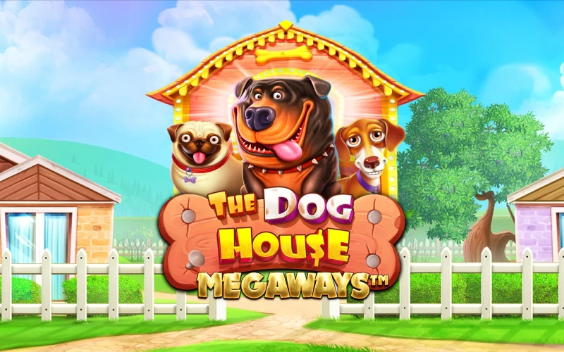 Juego de tragamonedas The Dog House Megaways de Pragmatic Play en 1win Paraguay.